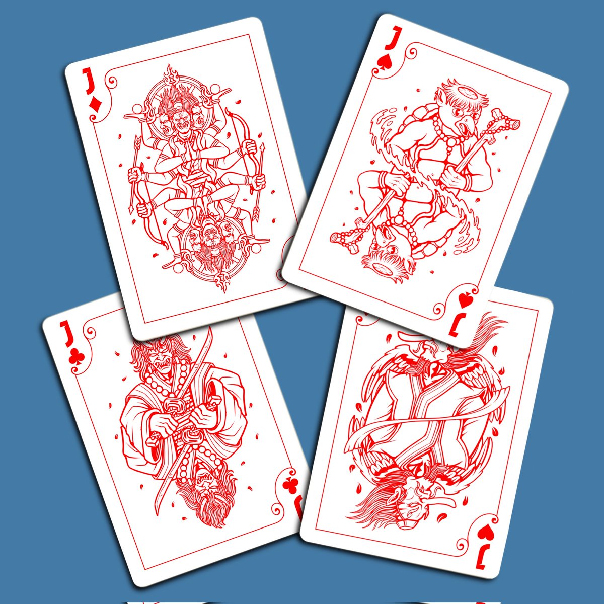 bay_illust's tweet photo. jack sketch for playing card 💥💥
#artcosystem #bayillust #playingcards #boardgames #gameart #design #illustration #japanese #japaneseculture #japanesestyle #japaneseart #cardlove https://t.co/fFbb4X8tBC