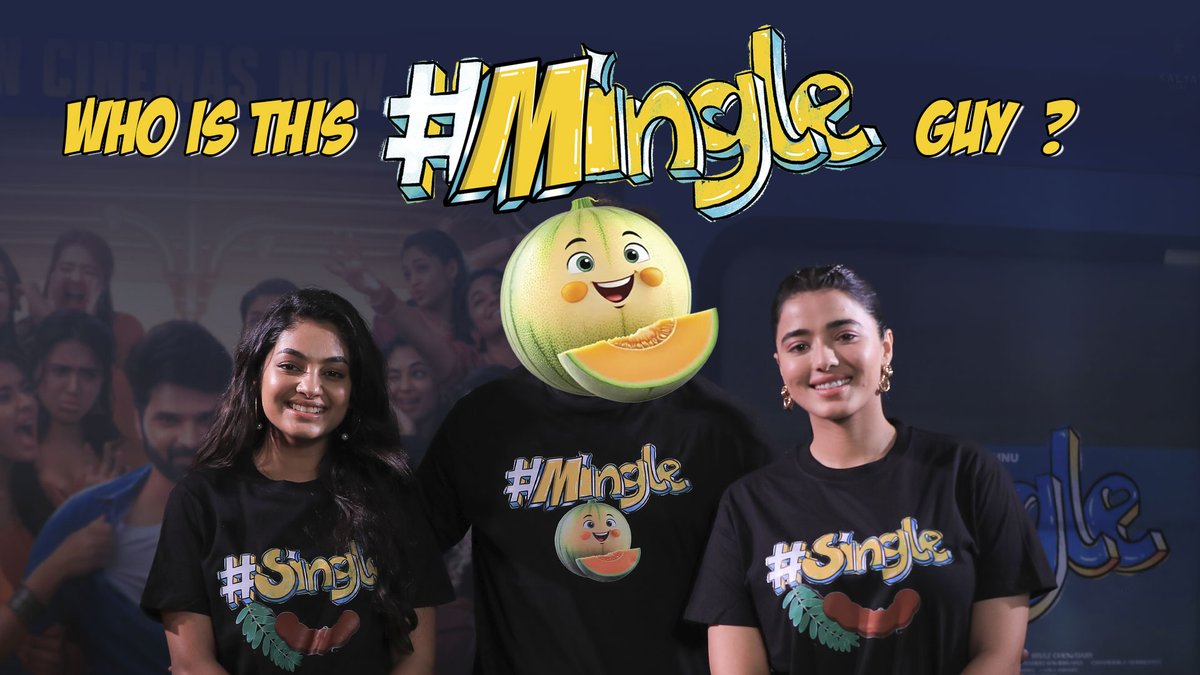 Team #Single's cooking up something to get into #Mingle 🍈

Who is this Mingle Guy with our Cuties <a href="/TheKetikaSharma/">Ketika Sharma</a> &amp; <a href="/i__ivana_/">Ivana</a>? Revealing Tomorrow at 11AM😉

Get ready for an another Fun Blast💥💥

#SingleMovie