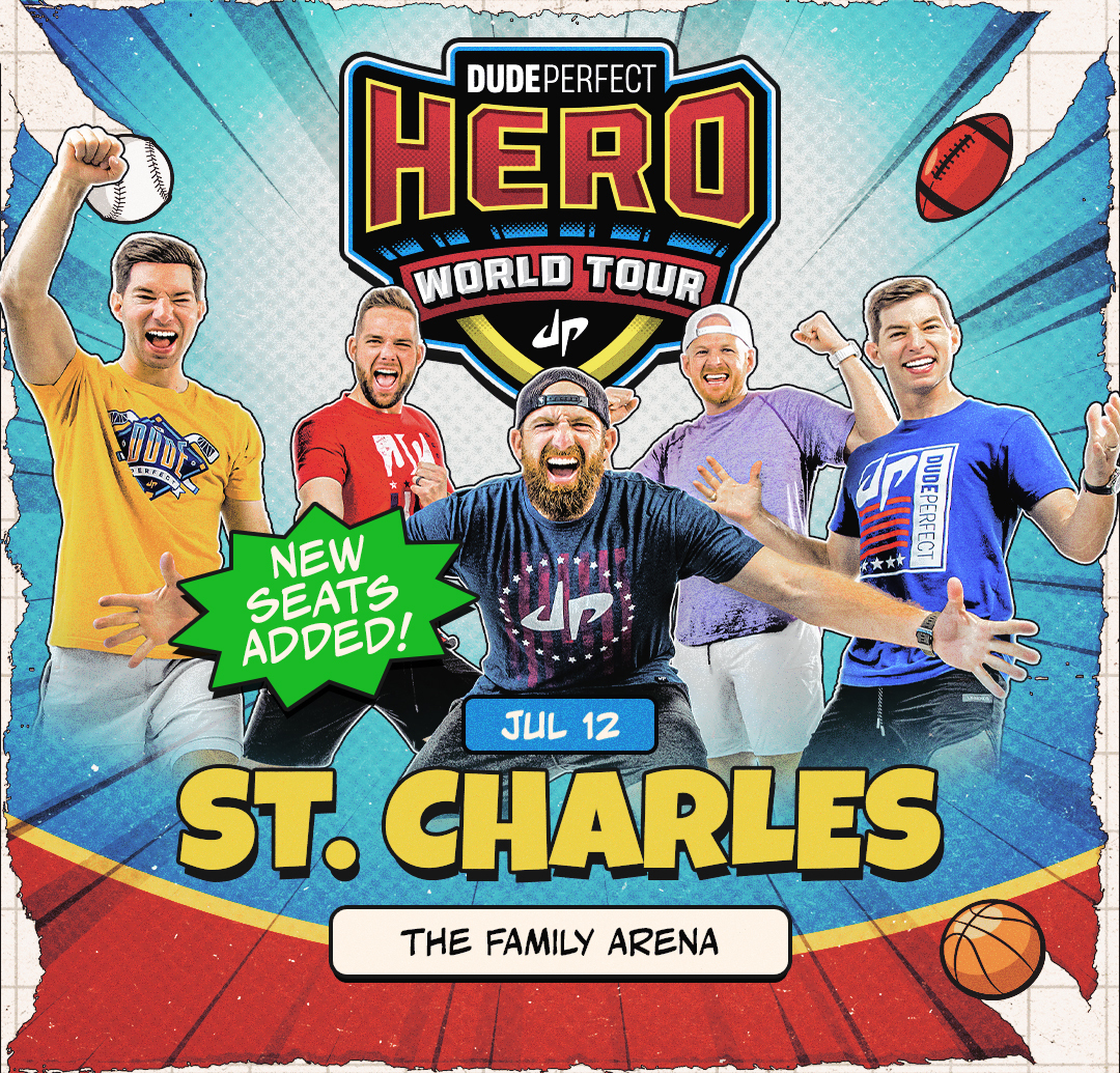 🚨New seats for Dude Perfect just released! 🚨 Grab 'em while you can! 🎟️ow.ly/43xH50VQwsp