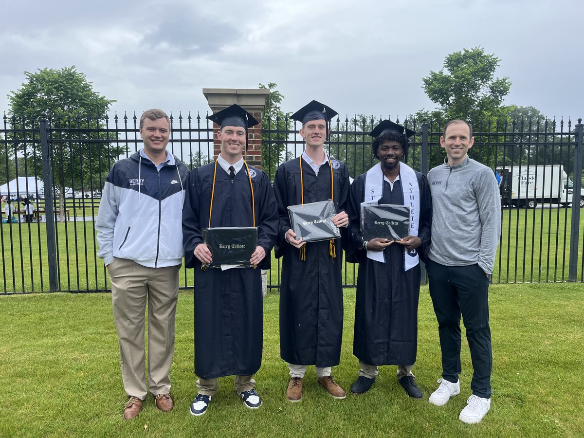 Our FAVORITE weekend of the year! Congratulations to Parker, Jacob, and Braxton on their careers and accomplishments at Berry! They made our program better every day they were here. We know the best is yet to come for all three! #Together
