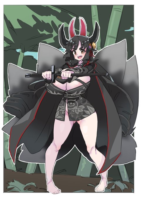 skebより、よその子を描かせていただきました…!🙇
元気な爆乳和装娘には、えっちなアレコスを着せよ…🥰 