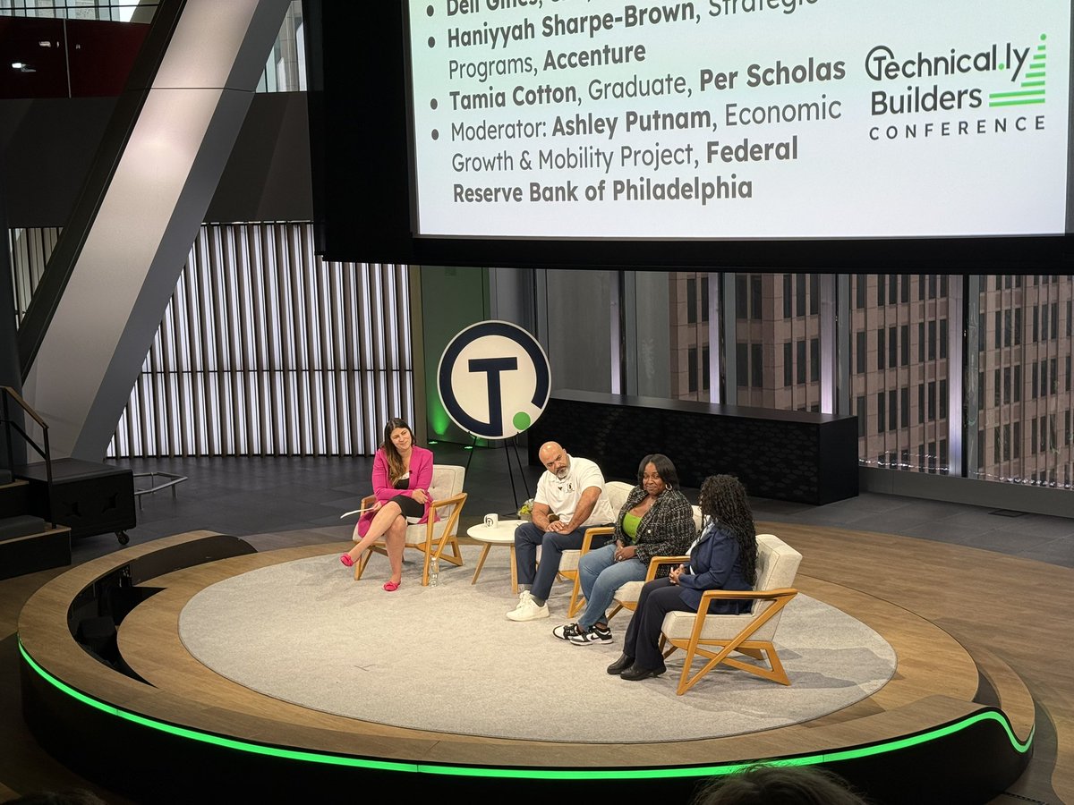 AshleyAPutnam's tweet image. Closing out @PhillyTechWeek talking tech jobs and Economic Mobilty at @Technical_ly Builder’s Conference.
Congrats on another great #PhillyTechWeek and looking forward to 2026.