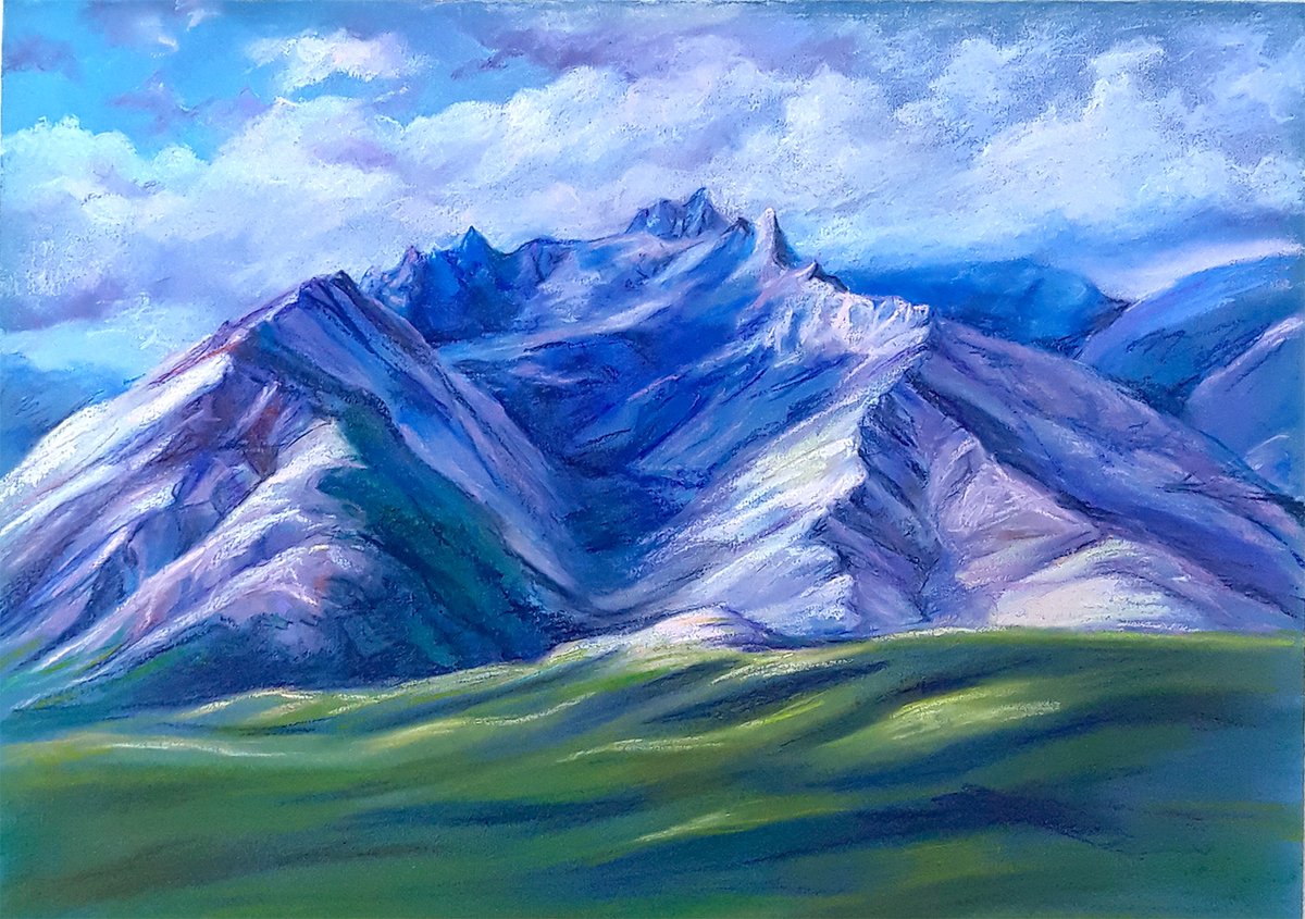 alena12gi's tweet image. Happy Monday, friends 💙☄️
#BlueMonday
Pastel drawing 🗻, 40x60 cm 🖍 🎨 #pasteldrawing #nft #ArtistOnTwitter #MondayMotivation