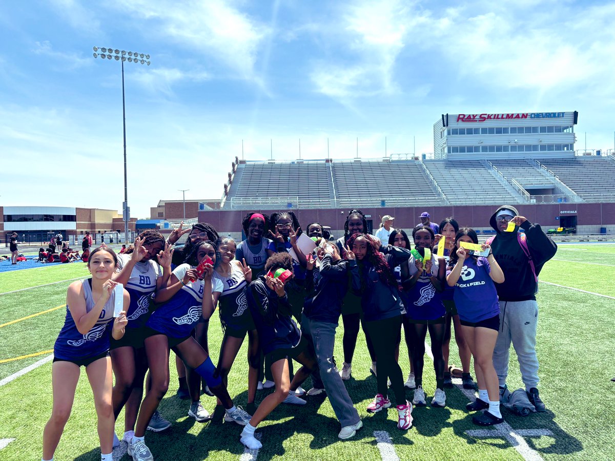 The lady Giants freshman track &amp; field squad showed great promise for years to come at Freshman county, ending their season with PR’s and lots of girls placing in events.  The team placed 6th overall in the County!