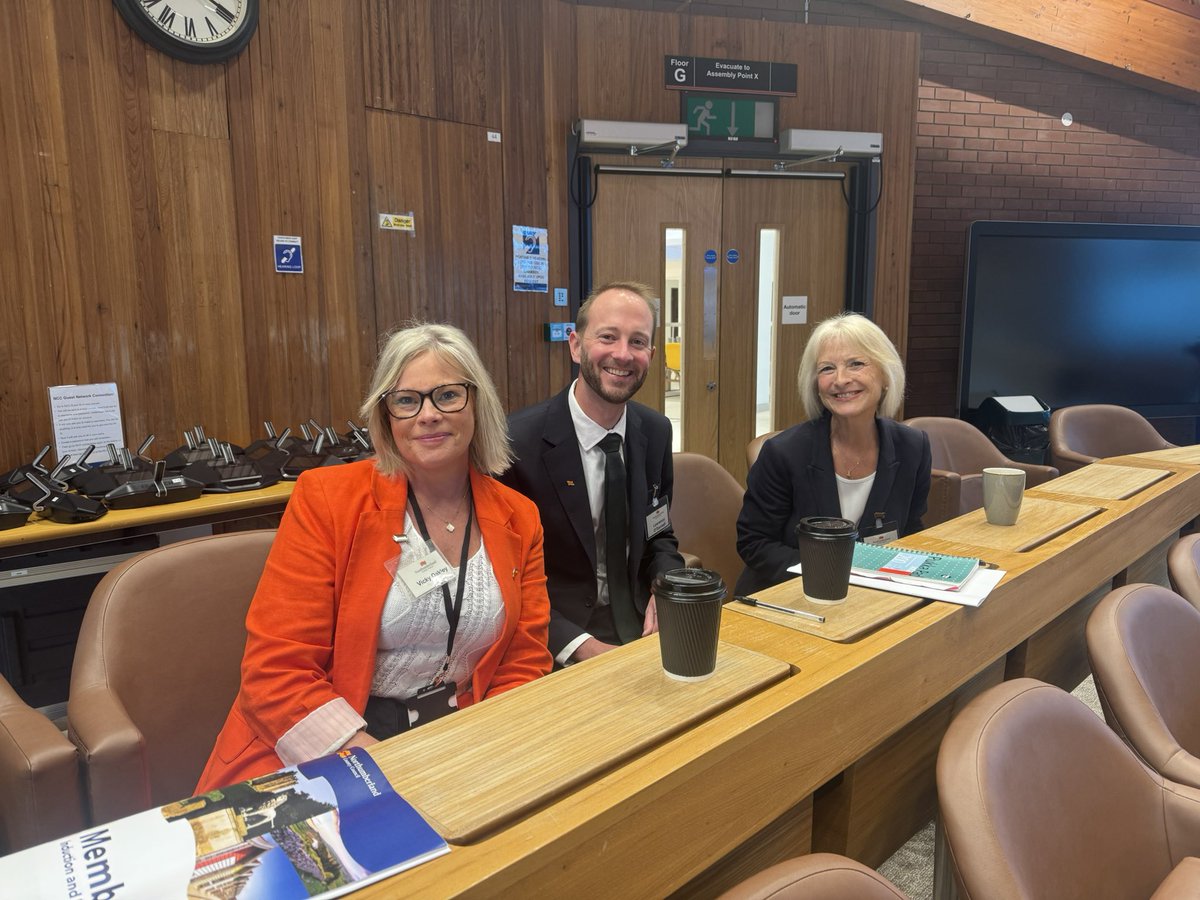 First morning at “school” for our new elected Councillors and returning. Even felt like school at lunchtime in the dinner queue. We've all signed up and now have emails and all necessary equipment to support our residents.