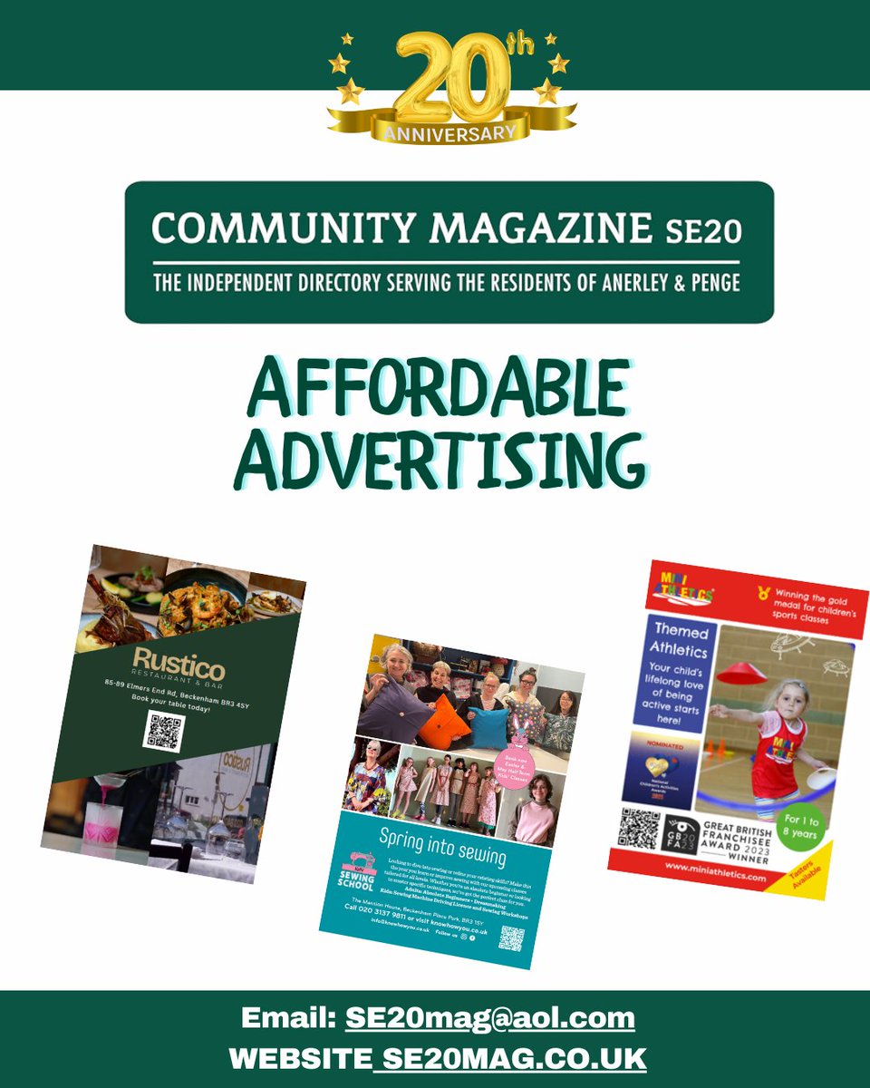 Reach local residents with your advert in our Community Magazine. Support local and invest in our neighbourhood! #ShopLocal