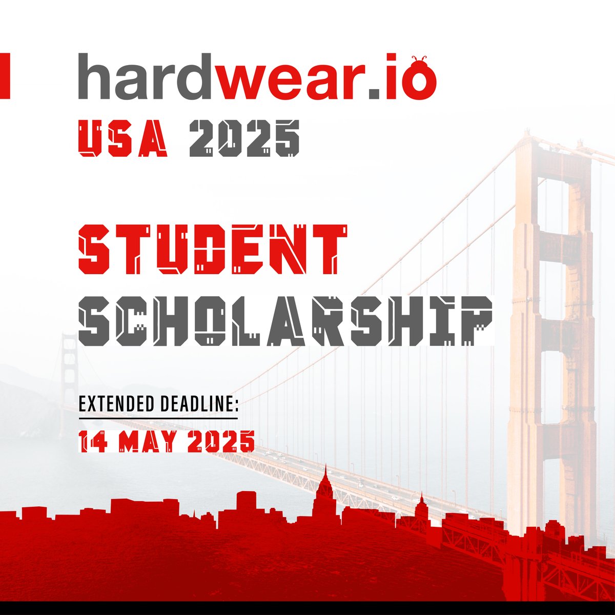 📢 Good News! Scholarship Deadline Extended

Are you passionate about hacking, hardware or security? Here’s your second chance to be part of #hw_ioUSA2025. Selected applicants get a Complimentary Pass to the conference.

👉hardwear.io/usa-2025/schol…

#hardwaresecurity #conference