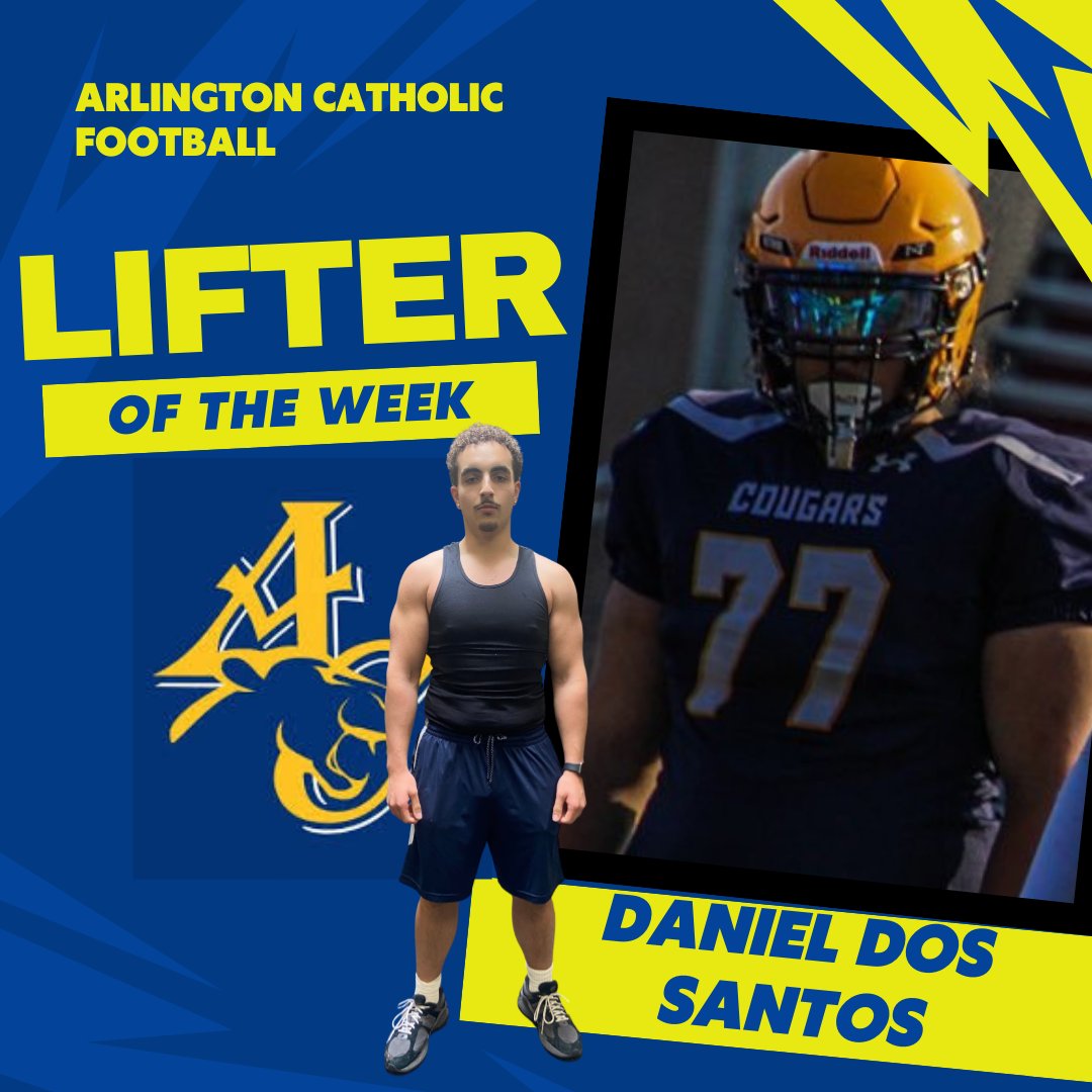 LIFTER OF THE WEEK: Daniel Dos Santos
Daniel is showing what commitment looks like.  He’s proving what hard work &amp; focus can do. The energy, the drive, the discipline… it’s all there!
