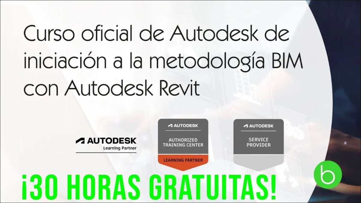 🔧 ¿Quieres aprender #BIM desde cero GRATIS?

🎓 Curso oficial #autodesk #revit online
💼 Para arquitectos, ingenieros, constructores, etc.

¡Da el primer paso YA! 👉 lnkd.in/dRHDH_4q

#Arquitectura #formaciononline #formacionbim