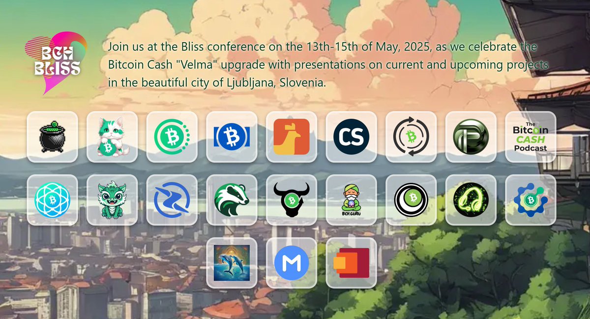 Cauldron is heading to <a href="/bchbliss/">BCH Bliss</a> 2025 in Ljubljana! 💓 A builder-centric conference celebrating the Bitcoin Cash Velma upgrade 🛠️

📅 May 13–15, 2025
📍 Ljubljana, Slovenia

See you at BCH Bliss 🧪✨