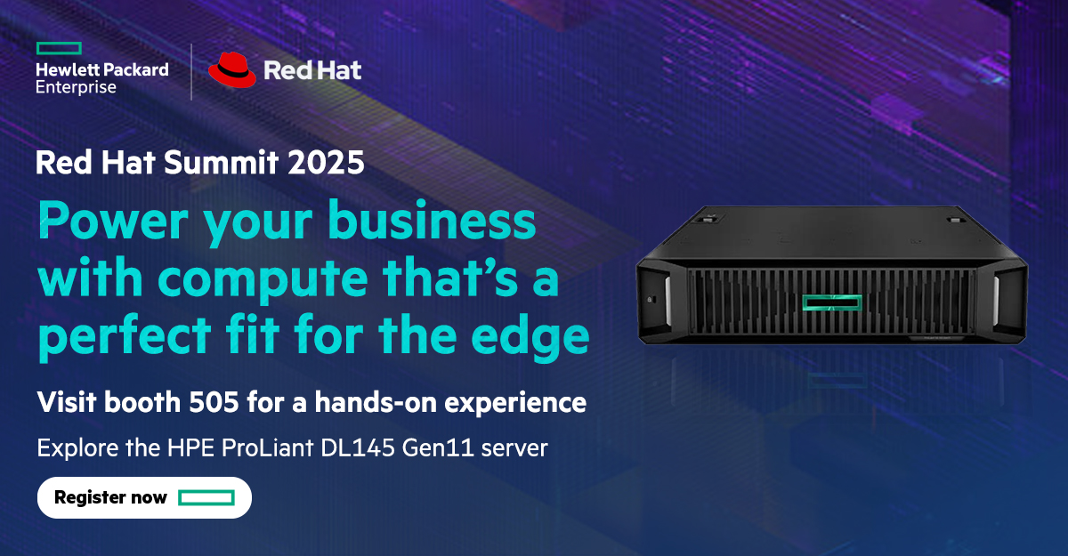 HPE_Alliances's tweet image. Energize your enterprise with AI inferencing solutions from @HPE and @RedHat. Visit us at #RHSummit, booth 505, and get hands-on with the HPE ProLiant DL145 Gen11—compact, resilient, and AI-ready! Learn more: hpe.to/6013NJsHh
#HPEAlliances @RedHatPartners @RedHatSummit