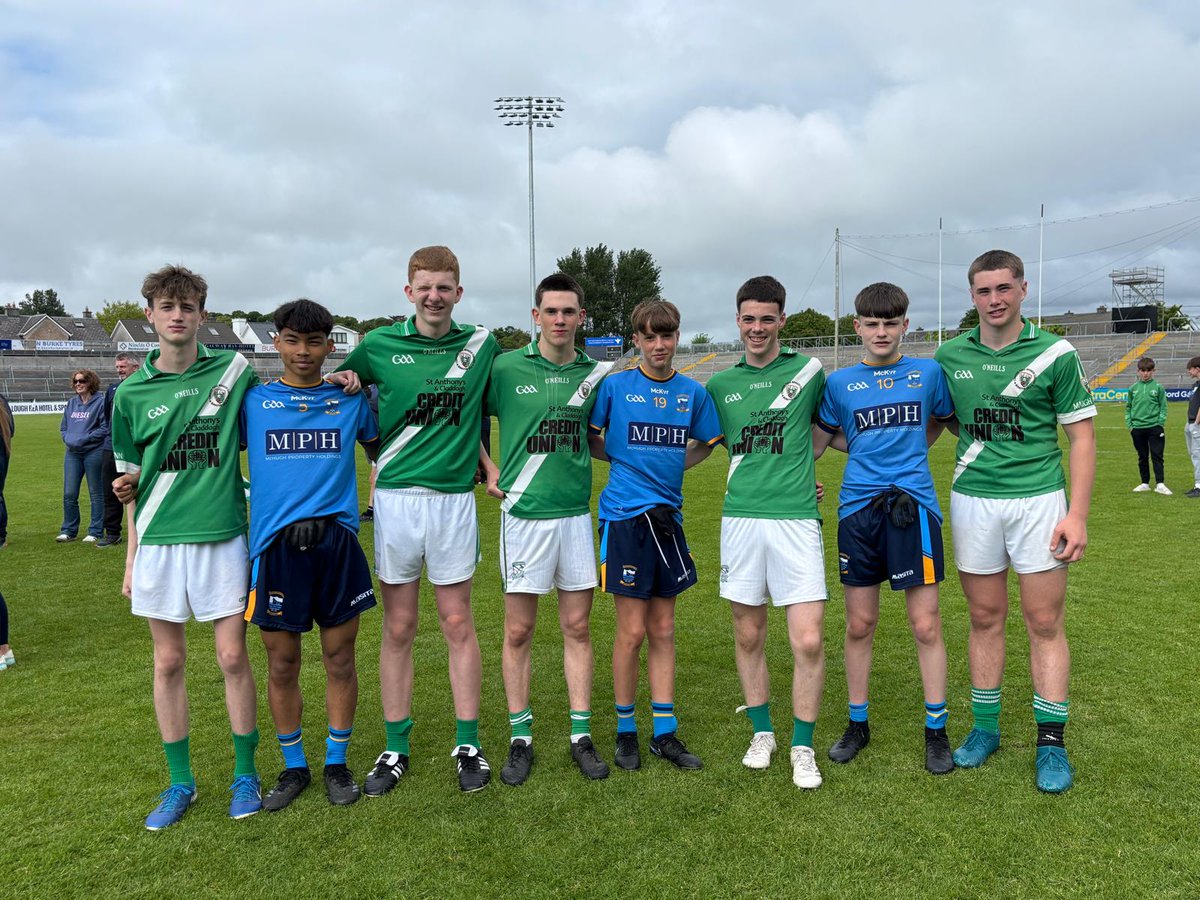 Congrats to John Mark Brown, Theo Martin, Eoin Mullery <a href="/skgaa/">skgaa</a> &amp; John Clancy, Conor O’Flaherty, Seamus Hayes, Dara Walsh, David Walsh <a href="/maighcuilinn/">Maigh Cuilinn</a>  who played out a draw in the Féile final. In a sporting gesture, both teams decided to share the trophy rather than go to penalties.