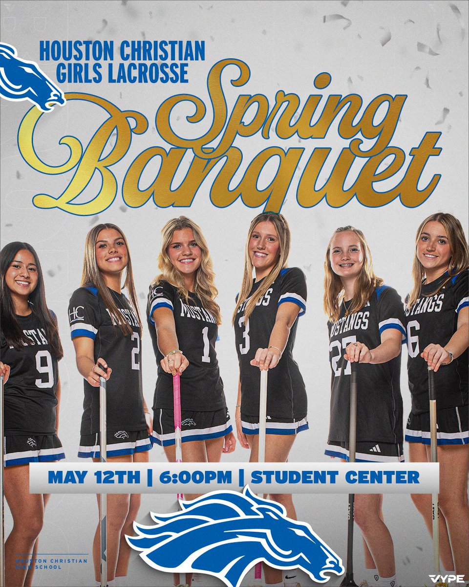 Join us for our Girls Lacrosse Spring Banquet at 6:00pm!

#GoMustangs