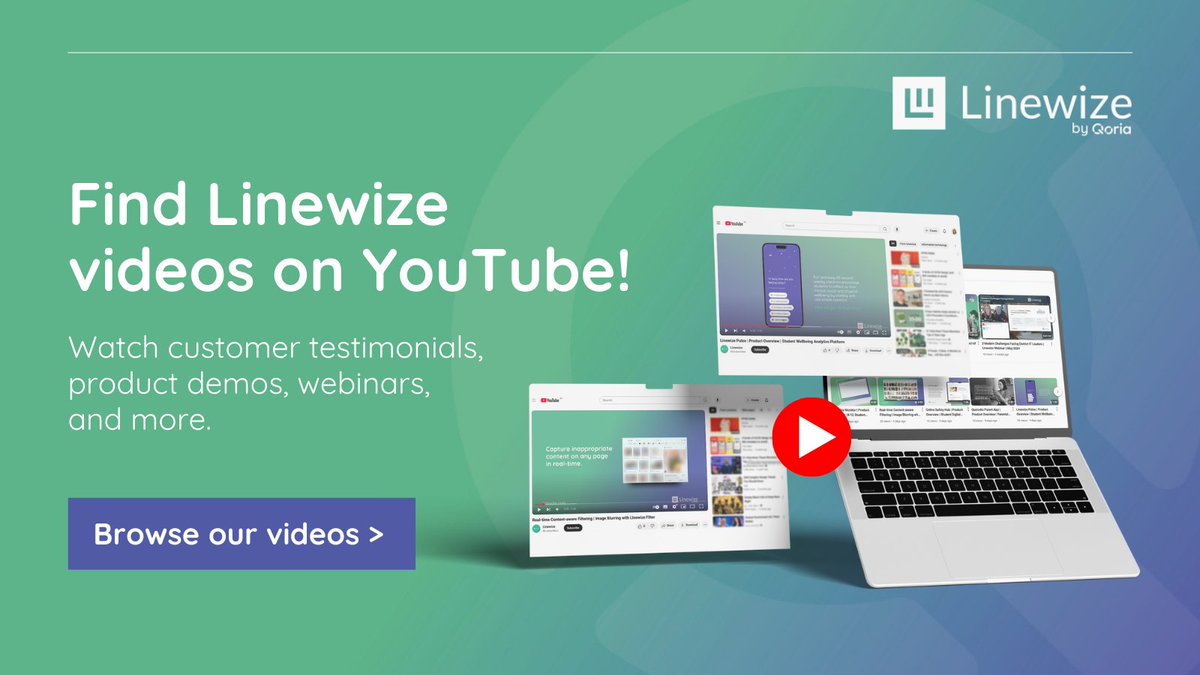🎬  Did you know we have a YouTube channel? Browse Linewize product overviews, customer testimonials, on-demand educational webinars, and more:  hubs.la/Q03jYzdp0

#EdTechLeaders #K12EdTech #StudentDigitalSafety #DigitalWellbeing