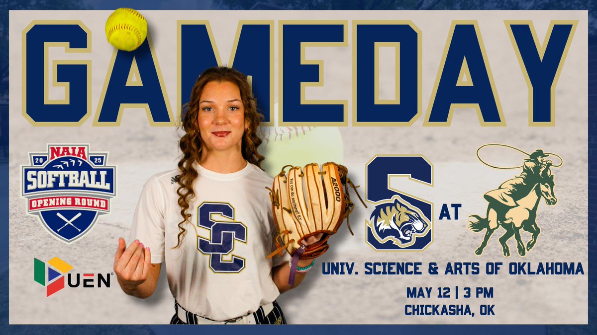 Stillman Tigers Athletics (@gostillman) on Twitter photo πππππ½πΌππ
OK, Let's Play!
Today, <a href="/GoStillmanSB/">Stillman College Softball</a> returns to the #NAIASoftball Opening Round for the second-straight year, and will battle the <a href="/NAIA/">NAIA</a>'s top-ranked team.
πMon., May 12
π 3 p.m.
πChickasha, OK - Bill Smith Ballpark
π USAO <a href="/DroverAthletics/">USAO Drover Athletics</a>
πΊ πππππ½πΌππ
OK, Let's Play!
Today, <a href="/GoStillmanSB/">Stillman College Softball</a> returns to the #NAIASoftball Opening Round for the second-straight year, and will battle the <a href="/NAIA/">NAIA</a>'s top-ranked team.
πMon., May 12
π 3 p.m.
πChickasha, OK - Bill Smith Ballpark
π USAO <a href="/DroverAthletics/">USAO Drover Athletics</a>
πΊ