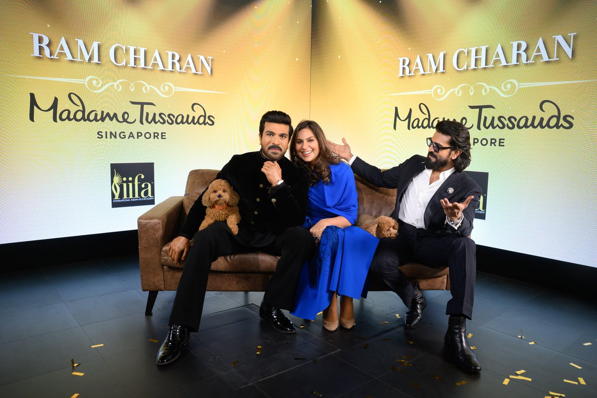 Vriddhi Cinemas (@vriddhicinemas) on Twitter photo Congratulations to Global Star <a href="/AlwaysRamCharan/">Ram Charan</a> garu from team #Peddi for the wax statue at the prestigious Madame Tussauds museum ❤️
Having Rhyme with you in the statue is a beautiful touch.
Great to see you winning accolades after accolades across the globe. Congratulations to Global Star <a href="/AlwaysRamCharan/">Ram Charan</a> garu from team #Peddi for the wax statue at the prestigious Madame Tussauds museum ❤️
Having Rhyme with you in the statue is a beautiful touch.
Great to see you winning accolades after accolades across the globe.