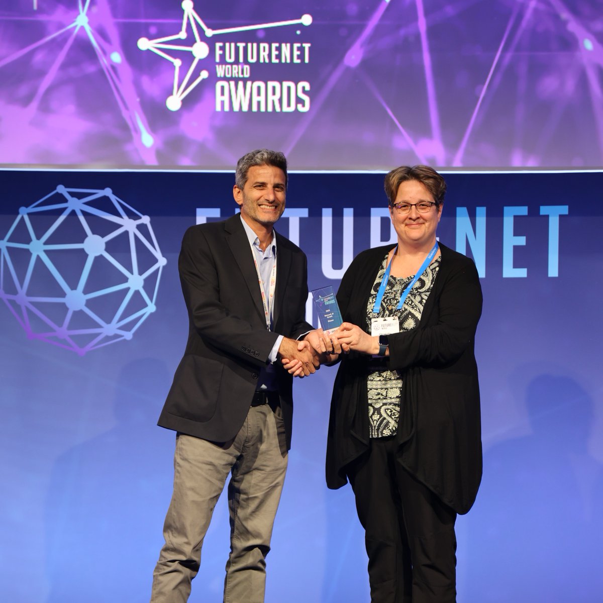 Amdocs's tweet image. #Amdocs wins the #Network AI Award at #FutureNet for the second year in a row! Proud to be recognized for combining AI/ML and Agentic AI in network operations. More here: link.amdocs.com/4lYJbUf