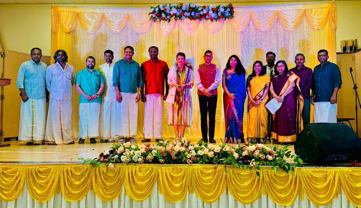 IndiaInScotland's tweet image. Consul attended the Tamil Puthandu Vizha organised by West Lothian Tamil Sangam. A vibrant celebration of Tamil New Year, this event brought the Tamil community together to honour the rich heritage, traditions, and cultural pride. #TamilNewYear #Puthandu #IndiaScotland

@iccr_hq…