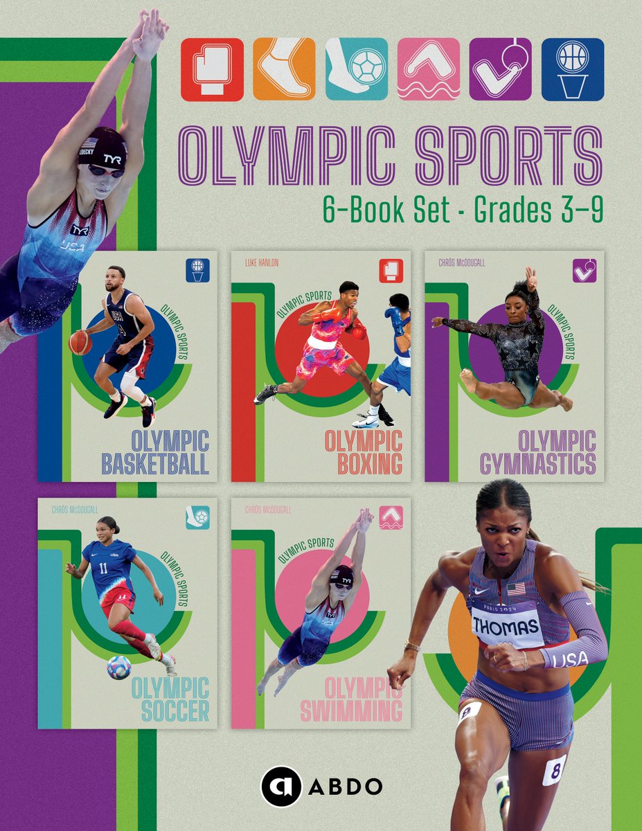 From the pool to the gym to the track, the Games have showcased many inspiring athletes and amazing stories. #olympics #olympicsports #basketball #boxing #gymnastics #soccer #swimming #ABDO abdobooks.com/shop/show/18503