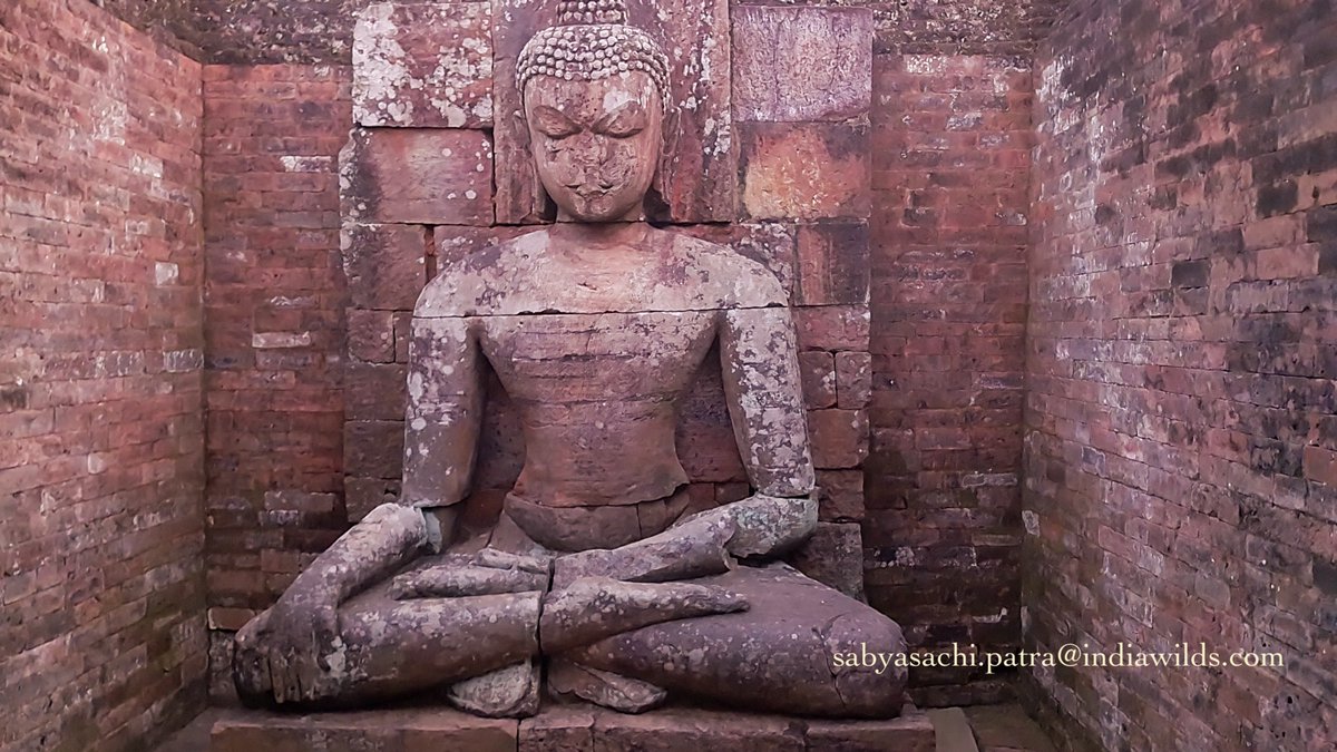 Wish you all a Happy #budhapurnima  . May Bhagaban Buddha bestow upon you peace, happiness and wisdom. This image is from Udaygiri in Odisha. Lalitagiri, Udaygiri and Ratnagiri form the diamond triangle. These places had seen uninterrupted habitations by Buddhist Monks from 2nd
