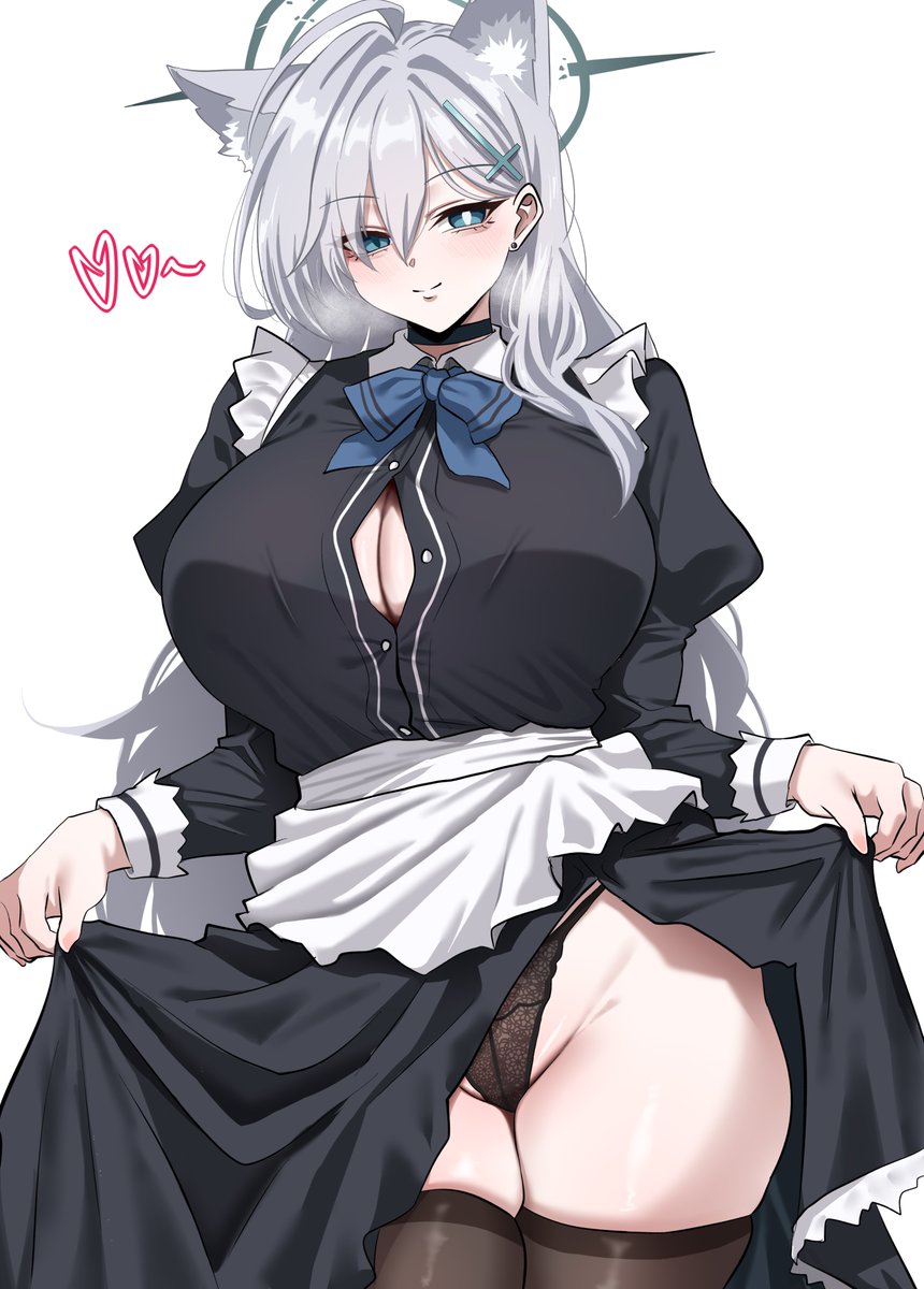 メイドの日補充する🐺
#メイドの日  #ブルアカ 