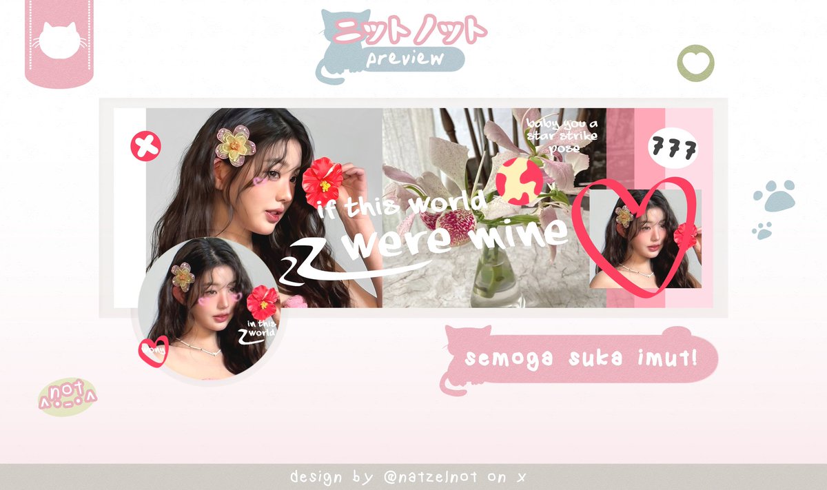 ㅤ 
layout wonyoung terbaru bunga bunga 🍅 sudaah free retext dan bisa di take sekarang jugaa yaa dm ke <a href="/natzelnot/">notnot 🍅🧃</a>

#zonauang