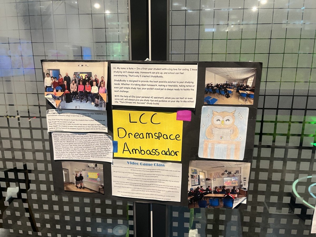 Luttrellstown CC (@luttcc) on Twitter photo Our 9 ambassadors graduated from the Dream Space ambassador programme and achieved a platinum award for the school!
They had a great day in <a href="/Microsoftirl/">Microsoft Ireland</a> where they; impressed judges with their work on OWLs (older wiser learners among other work, went on a building tour, Our 9 ambassadors graduated from the Dream Space ambassador programme and achieved a platinum award for the school!
They had a great day in <a href="/Microsoftirl/">Microsoft Ireland</a> where they; impressed judges with their work on OWLs (older wiser learners among other work, went on a building tour,