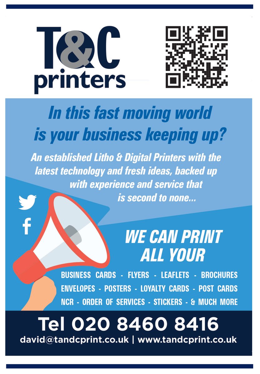 Contact <a href="/TandCPrinters/">T&C Printers</a>  for all of your printing needs! bit.ly/3iGjWWf <a href="/Connect_London1/">Connected London</a>