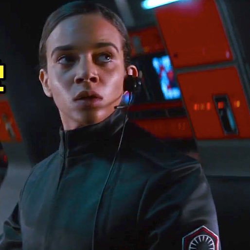 sw_holocron's tweet image. Did you know? Hannah John-Kamen, who plays Ghost in THUNDERBOLTS* / THE NEW AVENGERS, played a First Order officer in THE FORCE AWAKENS