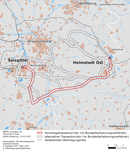 netzausbau's tweet image. #Vorhaben10: Ab heute läuft im Abschnitt zwischen #Helmstedt und #Salzgitter die #Öffentlichkeitsbeteiligung zu den #Bundesfachplanungsunterlagen von @TenneT_Germany. Sie können sich bis zum 11. Juli beteiligen. Alle Infos dazu finden Sie hier: netzausbau.de/1059330