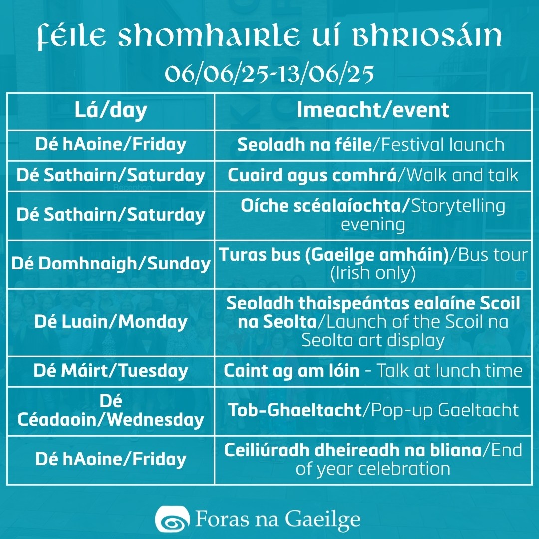 We are delighted to announce The Samuel Bryson Festival.
Samuel Bryson (1778-1853) was a doctor and pharmacist who had a strong link to the Irish language revival in Belfast.
This festival will include arts events, talks and social events. More information coming soon!