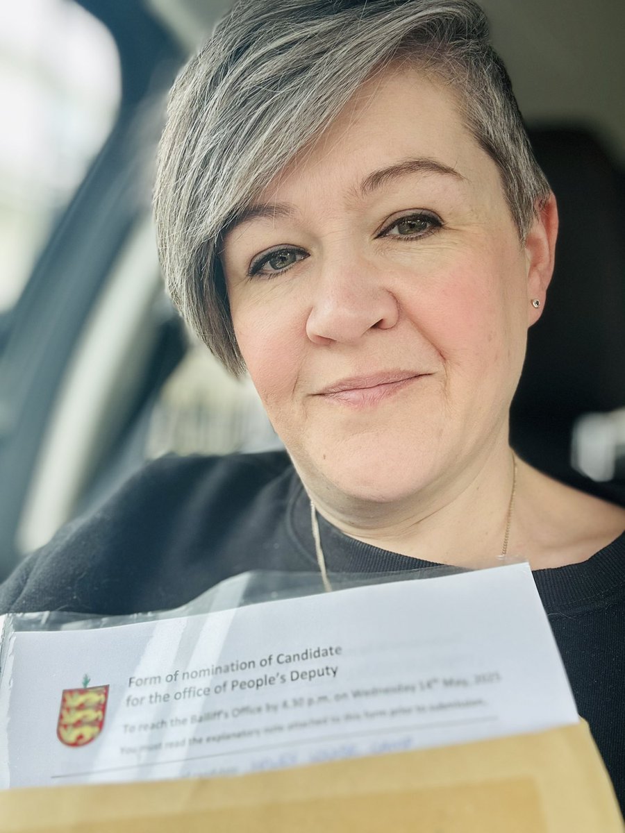 Proud to say I’ve submitted my nomination form for Guernsey’s upcoming elections. Many thanks to Adv. Annette Alexander and Christopher Jehan for proposing and seconding my nomination.