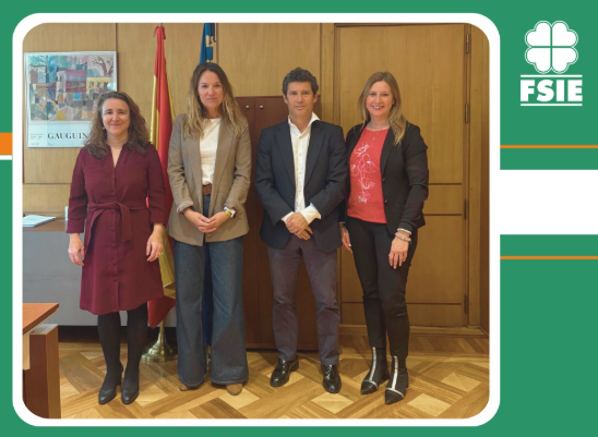 La presidenta de FSIE, Alicia Azpilicueta i el nou secretari general del sindicat, Enrique Ríos, s'han reunit recentment amb el Ministeri per a marcar les línies reivindicatives del sindicat en aquests propers mesos. Més informació👉shorturl.at/HJGoD