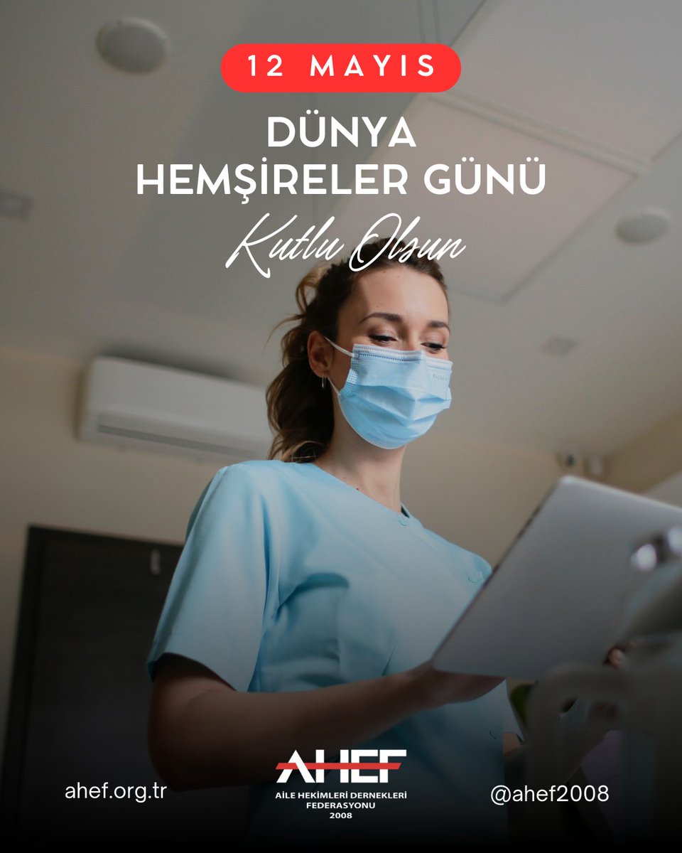 12 Mayıs Dünya Hemşireler Günü Kutlu Olsun 
#12MayısHemsirelerGünü