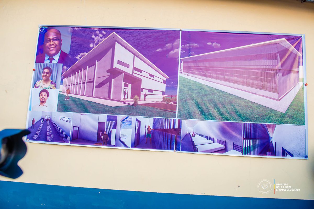 JusticeGouvCD's tweet image. ⚖️ Amélioration des conditions carcérales :
Faisant d'une pierre deux coups, le patron de la justice Excellence @ConstantMutamba a inauguré un nouveau bâtiment et lancé la construction d'un nouveau bâtiment carcéral dans la prison de LUZUMU