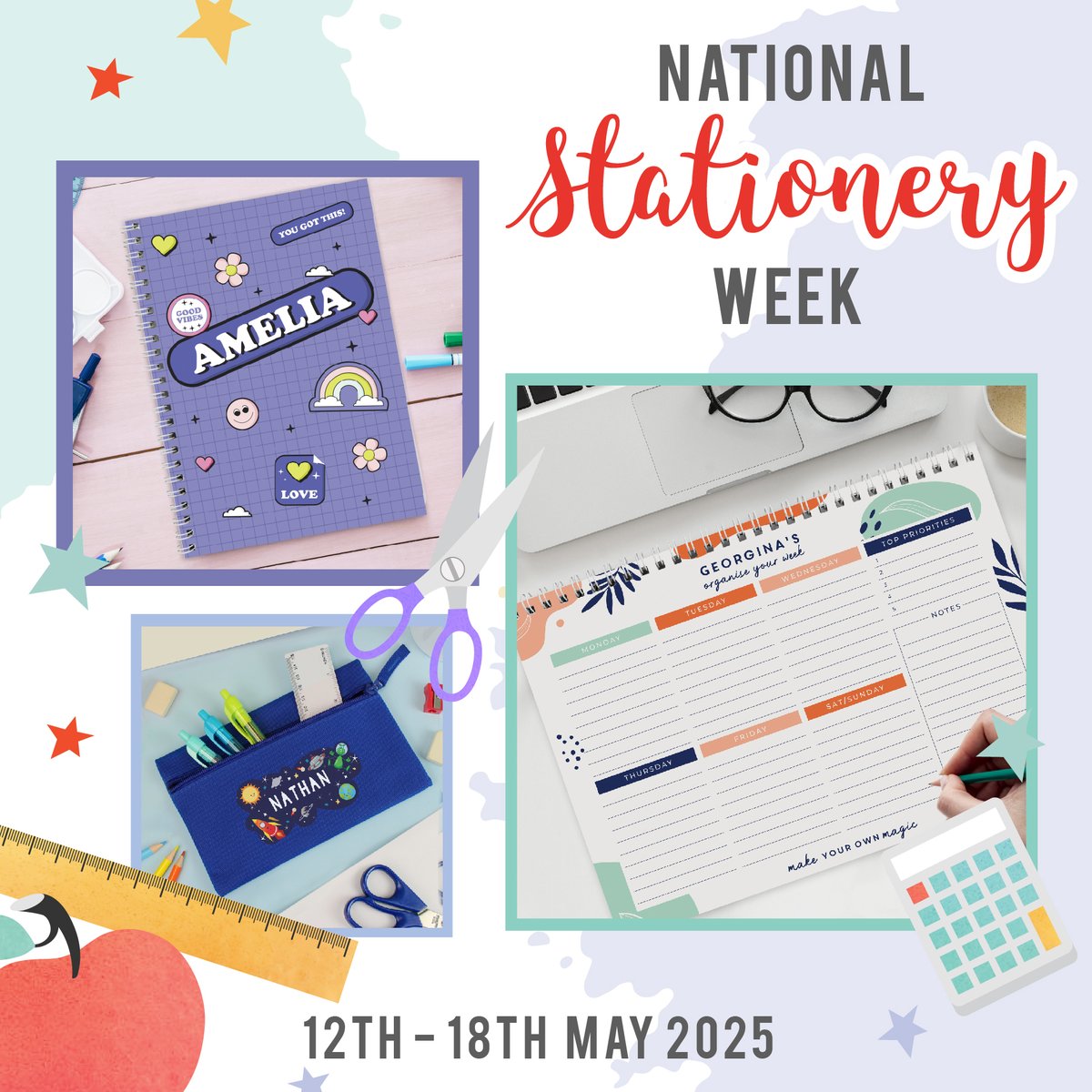 Celebrate National Stationery Week with our personalised stationery! ✏️

With planners, notepads and more there is sure to be the perfect product to re-ignite your love for all things stationery!
 
#PMC #tradesupplier #personalisedmementocompany #personalisedgifts #StationeryWeek
