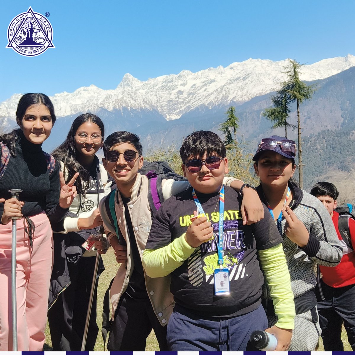 modernschoolec's tweet image. 🌄 The Modern School, ECNCR took 67 students (S1–S3) on an unforgettable educational + adventure trip to the Garhwal Himalayas! 🏞️💚 A journey of courage, nature &amp;amp; self-discovery!
#HimalayanAdventure #ModernSchoolTrips #StudentExplorers #NatureConnect