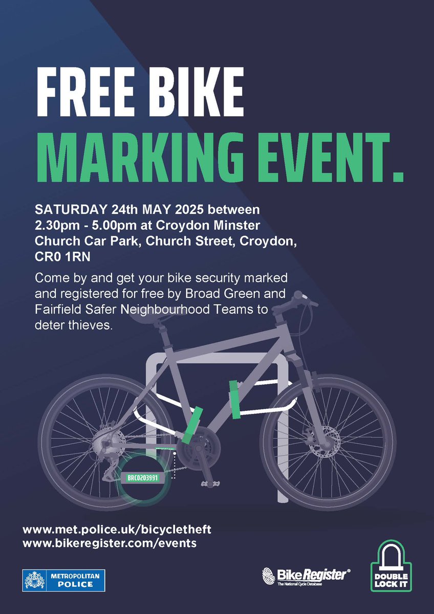 #BroadGreenSNT and #FairfieldSNT are holding two joint events on Saturday 24th May 2015 between 2.30pm - 5.00pm at Croydon Minster Church Car Park, Church Street, CR0 1RN. Hope to see you there. 😀👍