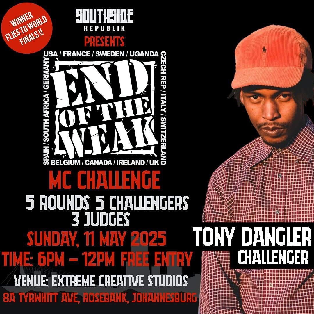Congratulations <a href="/Tony_Dangler/">Zulu_Infinite</a> . He’ll be representing SA. A win for Innercity Cyphers