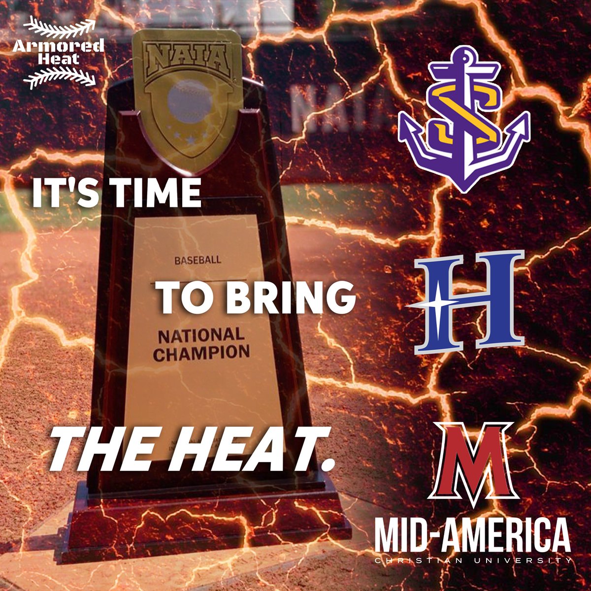 Armored Heat (@armoredheat) on Twitter photo Fired Up to watch the Armored Heat Fam kick off the NAIA Postseason! π₯
β
<a href="/LSUS_Baseball/">πππ πππ§ππ«ππ₯π€π§π© π½ππ¨ππππ‘π‘</a>
β
<a href="/HIURoyals/">HIU Athletics</a>
β
<a href="/MACU_baseball/">MACU Baseball</a>
Letβs Goo!! π Fired Up to watch the Armored Heat Fam kick off the NAIA Postseason! π₯
β
<a href="/LSUS_Baseball/">πππ πππ§ππ«ππ₯π€π§π© π½ππ¨ππππ‘π‘</a>
β
<a href="/HIURoyals/">HIU Athletics</a>
β
<a href="/MACU_baseball/">MACU Baseball</a>
Letβs Goo!! π