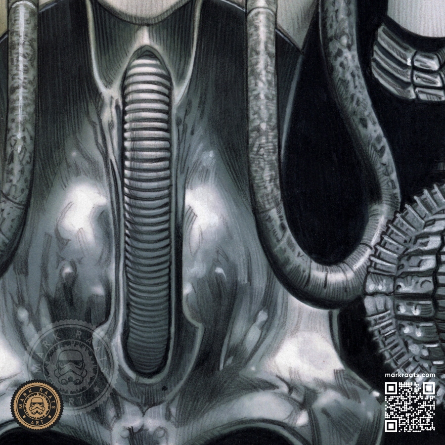 mark_raats's tweet image. Giger - May 12, 2014

A piece I did for a new book on the master to be published published by Erik Staub and Spiridon Giannakis

#hrgiger #alien #xenomorph #aliens #giger #erikstaub #stevenmorger #markraats #notdigitalart #artbyhumans #SupportUkraine @spirongiannakis