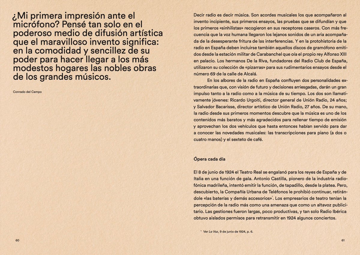 Orquesta y Coro Nacionales de España (@ocnesp) on Twitter photo Nos centramos en aspectos como la música, la literatura, la radio, el pensamiento y la arquitectura a través de textos firmados por Mario Muñoz Carrasco, Marcia Castillo Martín, <a href="/angelesafuera/">ángeles afuera</a>, Joaquín Turina Gómez, Borja López Arranz, Jesús Moreno Sanz e Ismael Amarouch. Nos centramos en aspectos como la música, la literatura, la radio, el pensamiento y la arquitectura a través de textos firmados por Mario Muñoz Carrasco, Marcia Castillo Martín, <a href="/angelesafuera/">ángeles afuera</a>, Joaquín Turina Gómez, Borja López Arranz, Jesús Moreno Sanz e Ismael Amarouch.