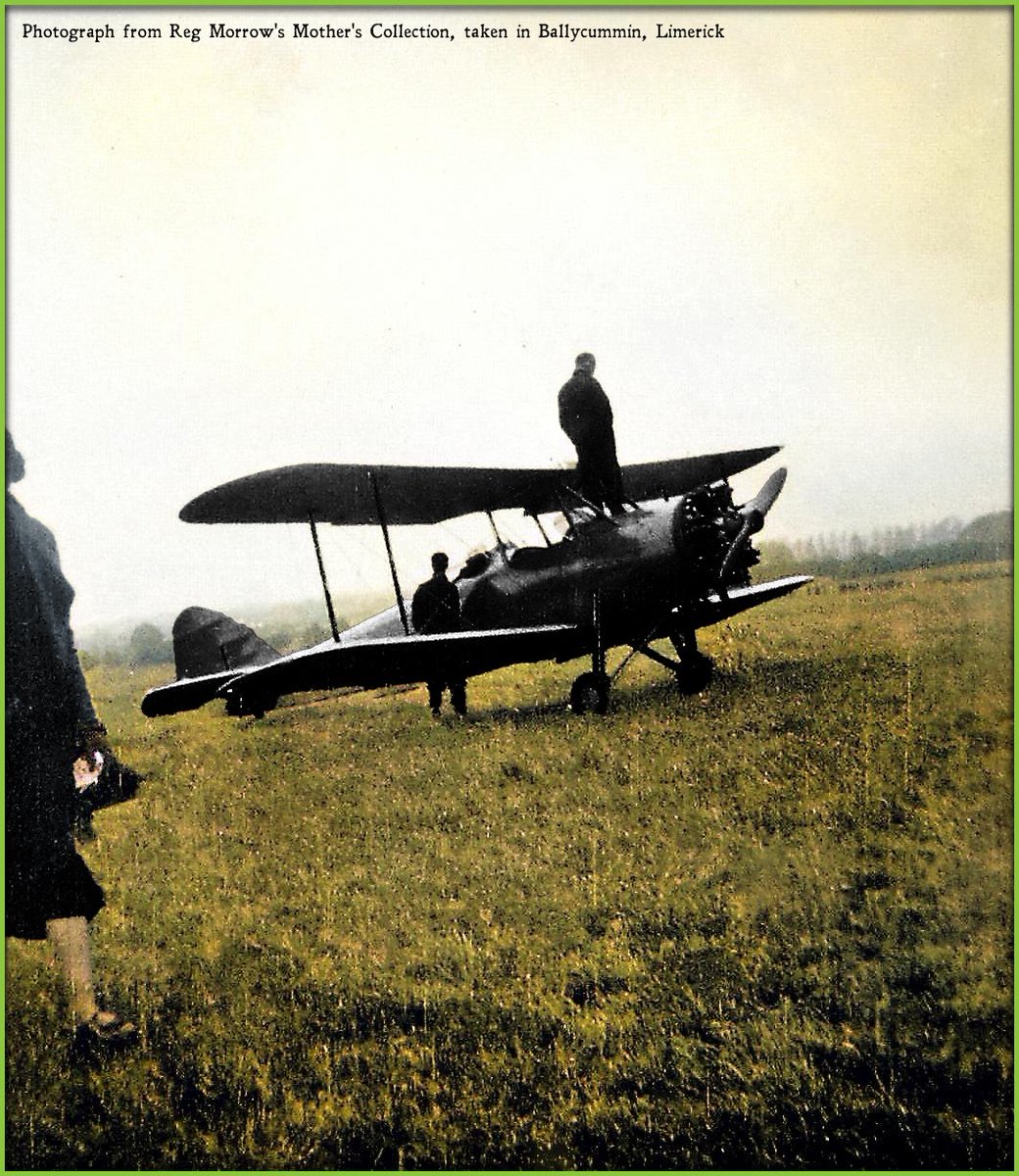 LimerickMuseum's tweet image. Today in 1933.. 

Sir Alan Cobhams &quot;Flying Circus&quot; visits Ballycummin, Limerick. During the show there was a mid-air crash where the pilot, WR Elliott, and the passenger, 28-year-old William Ower, from Newcastle West, were tragically killed. #Limerick #OTD #aviation #crash