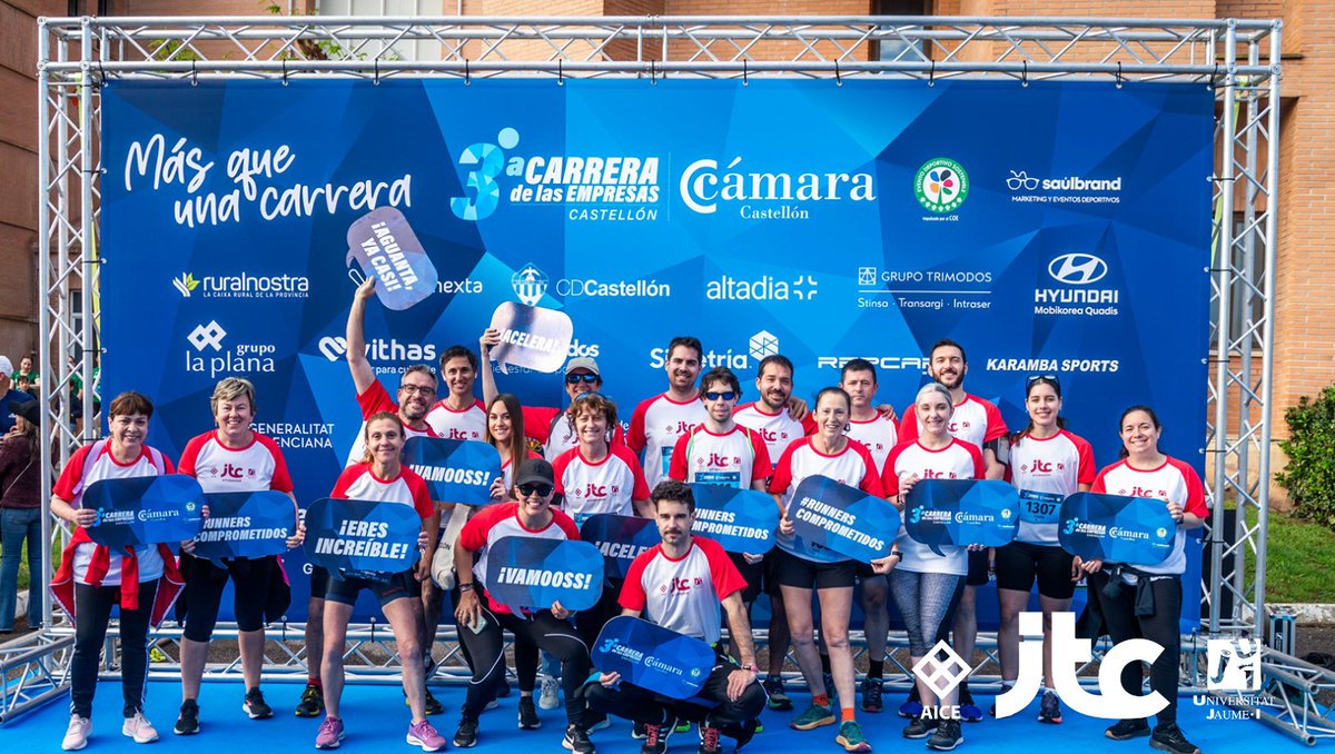 🏃‍♀️🏃‍♂️Participamos en la III Carrera de las Empresas Cámara de Comercio de Castellón

Desde el ITC hemos participado, un año más, en la Carrera Castellón Empresas organizada por la Cámara de Comercio de Castellón. ¡Más de 3.200 corredores y 160 empresas!