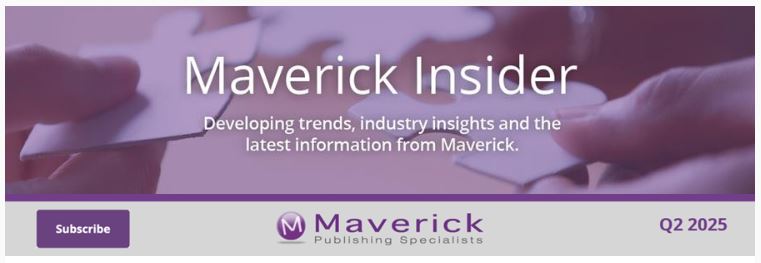 The Q2 2025 Maverick Insider newsletter is out now – themed “New book strategies for a new landscape,” with details on Maverick’s Book Discovery Strategies.
Read the Insider: bit.ly/42PtoQe