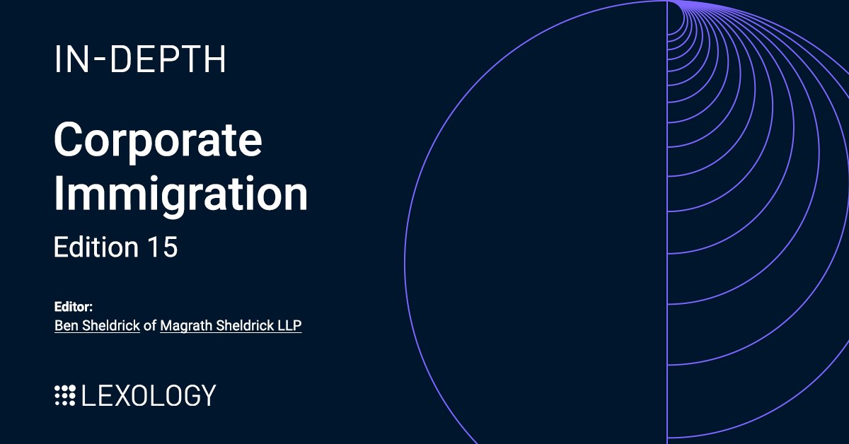Lexology (@lexology) on Twitter photo Lexology In-Depth: Corporate Immigration, Edition 15, edited by Ben Sheldrick of <a href="/LitigationSPY/">MagrathSheldrick LLP</a> is now available on Lexology: lexology.com/indepth/corpor…
#LexologyInDepth Lexology In-Depth: Corporate Immigration, Edition 15, edited by Ben Sheldrick of <a href="/LitigationSPY/">MagrathSheldrick LLP</a> is now available on Lexology: lexology.com/indepth/corpor…
#LexologyInDepth