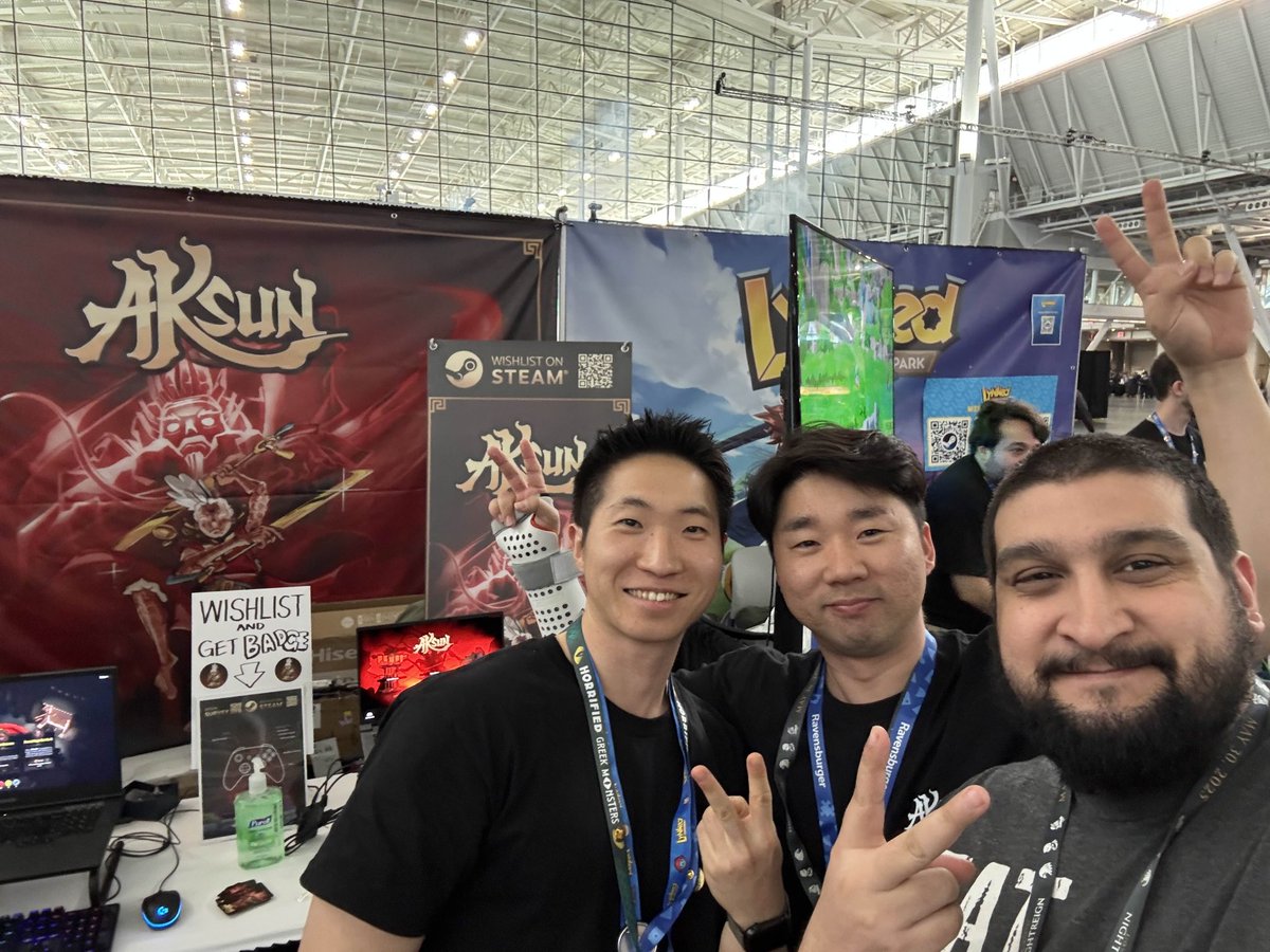 waywaystudio's tweet image. Thank you for the good company and the hospitality from
@playlynked team, @dear_gamers_ @zemorepr enjoyed sharing thoughts and time!! Seeya maybe for the next #PAXEast or #PAXWest