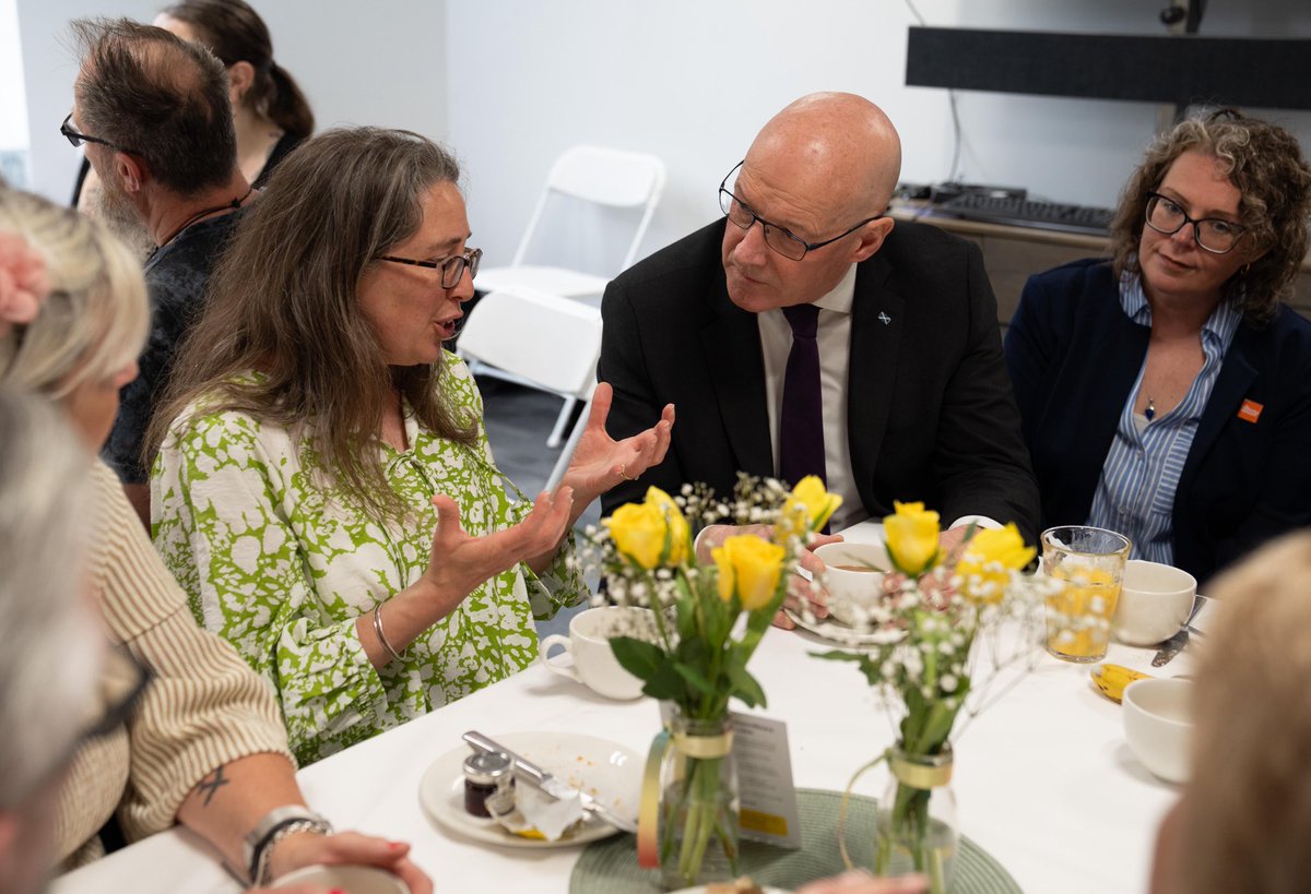 John Swinney (@johnswinney) on Twitter photo Foster care changes lives - for children and for the families who welcome them in.
It was great to meet foster carers and our partner organisations at <a href="/JohnLewisRetail/">John Lewis & Partners</a> in Edinburgh today, to launch our national campaign to recruit more foster carers. Thank you for all you do. Foster care changes lives - for children and for the families who welcome them in.
It was great to meet foster carers and our partner organisations at <a href="/JohnLewisRetail/">John Lewis & Partners</a> in Edinburgh today, to launch our national campaign to recruit more foster carers. Thank you for all you do.