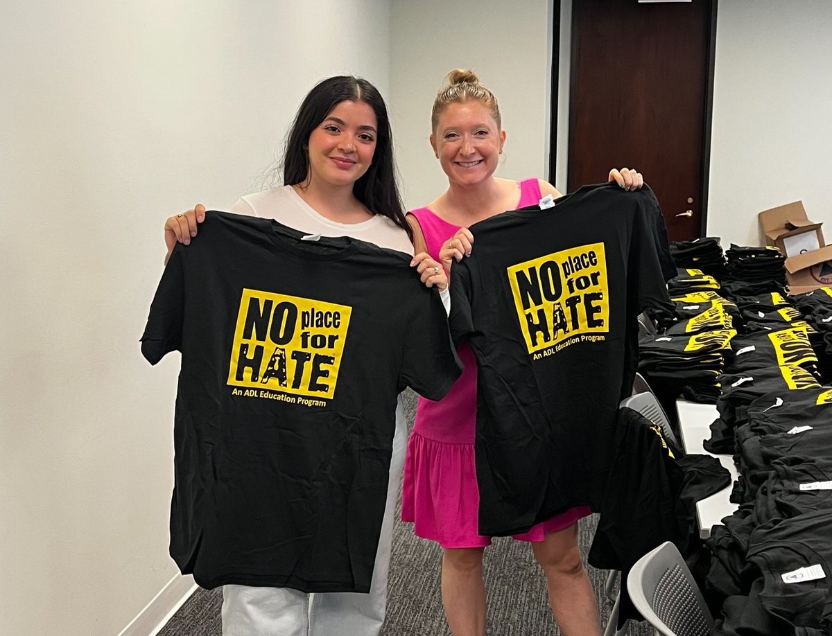 ADLMidwest's tweet image. Thanks to our generous donors and volunteers, students who participated in the No Place For Hate Program will receive some great swag—coming this week to a #NoPlaceForHate school near you!