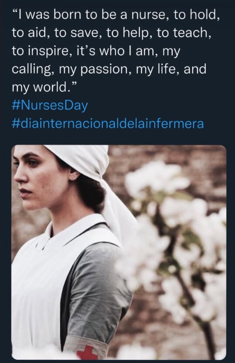 Feliz dia a todas/os mis compañeras/os! #orgullosadeserenfermera a pesar de los inconvenientes, las injusticias hacia una profesión maltratada y poco reconocida. Gracias al apoyo incondicional y la confianza de las personas a las que cuidamos ❤️